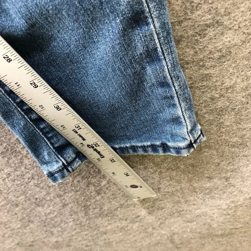 Uniqlo‎ Soft Denim Skinny Jean Mens 30x34 (30x33) Blue Stretch Medium Wash